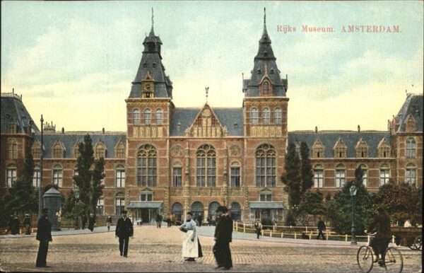Amsterdam Niederlande Rijks Museum Fahrrad