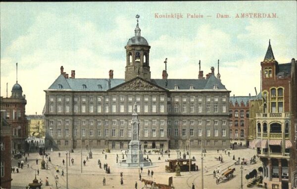 Amsterdam Niederlande Koninklijk Paleis Kutsche