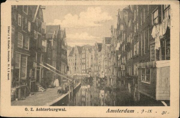 Amsterdam Niederlande Achterburgwal