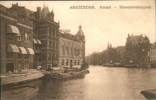 Amsterdam Niederlande Amstel Kloveniersburgwal
