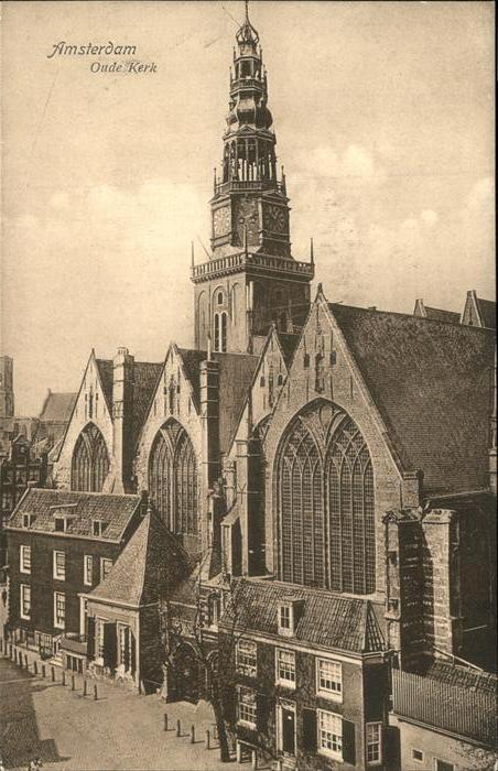 Amsterdam Niederlande Oude Kerk