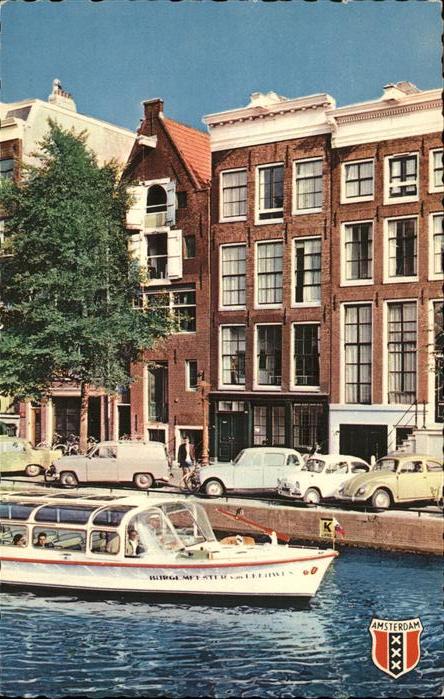 Amsterdam Niederlande Anne Frank Huis  Schiff