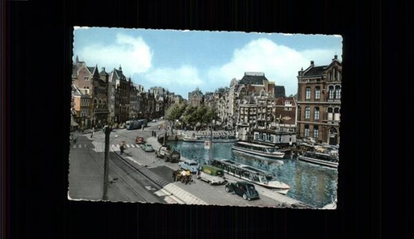 Amsterdam Niederlande Rokin Schiff