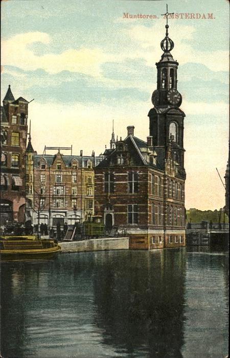 Amsterdam Niederlande Munttoren