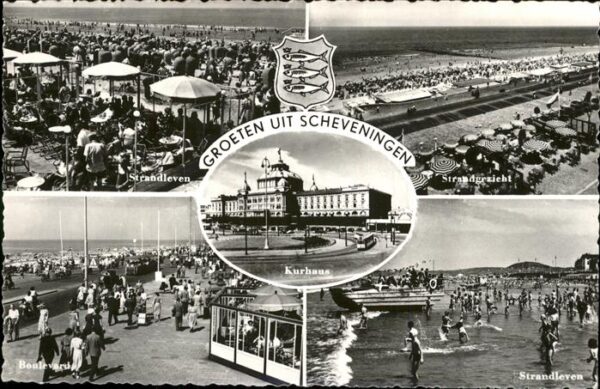 Scheveningen Strandleven Boulevard Kurhaus