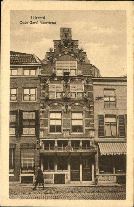 Utrecht Oude Gevel Voorstraat