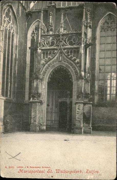 Zutphen Mariaportaal St Walburgskerk