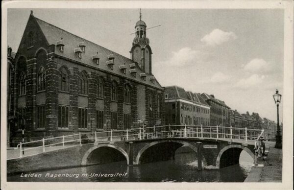 Leiden Rapenburg Universiteit Brücke