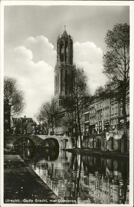Utrecht Oude Gracht Domtoren