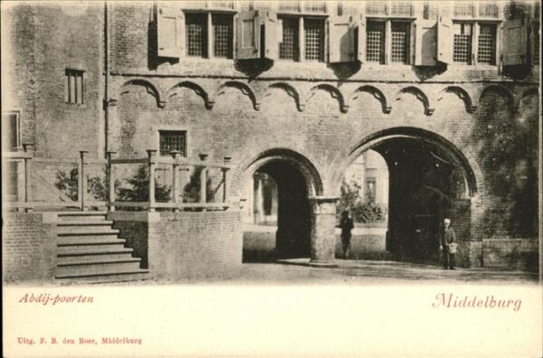 Middelburg Zeeland Abdij Poorten