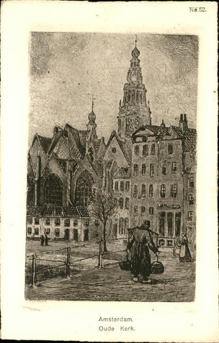 Amsterdam Niederlande Oude Kerk