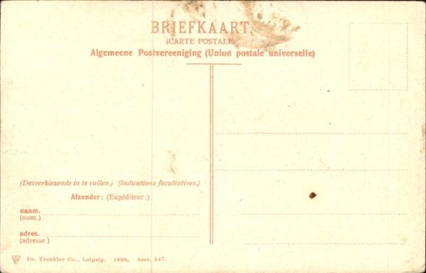 Amsterdam Niederlande Achterburgwal  Hund – Bild 2