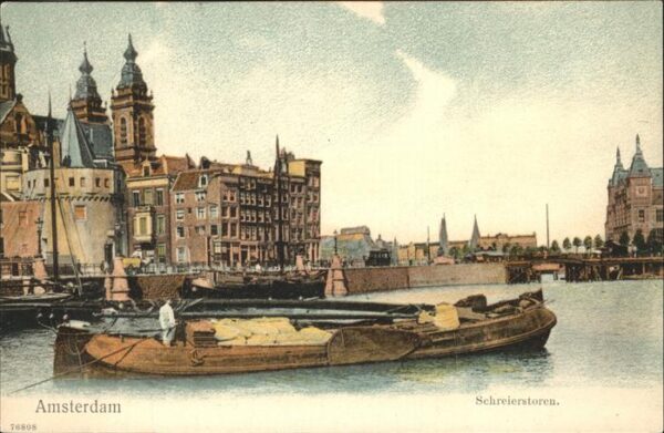 Amsterdam Niederlande Schreierstoren Schiff