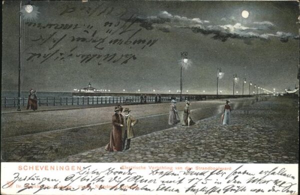 Scheveningen Electrische Verlichting Strandboulevard