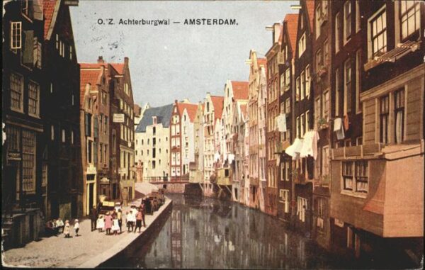 Amsterdam Niederlande Achterburgwal