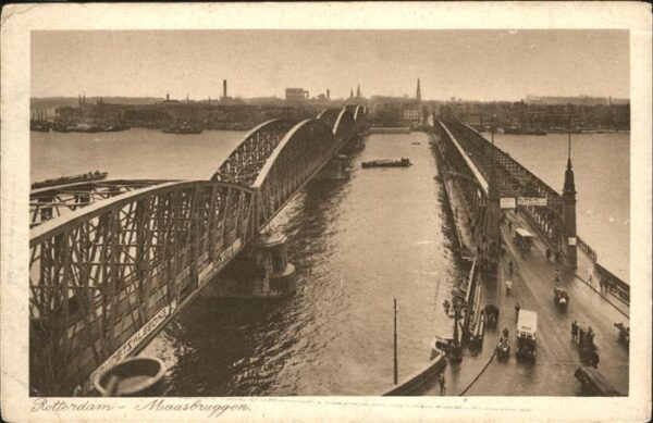 Rotterdam Maasbruggen Schiff