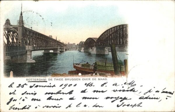 Rotterdam Twee Bruggen over de Maas
