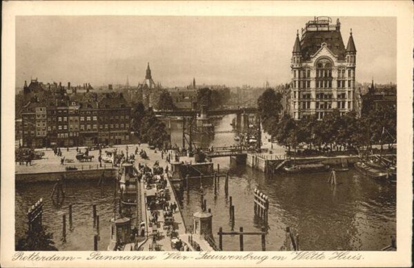 Rotterdam Vier Brug Witte Huis Kutsche