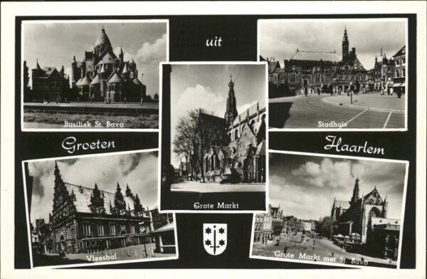 Haarlem Stadhuis Grote Markt Basiliek St Bavo