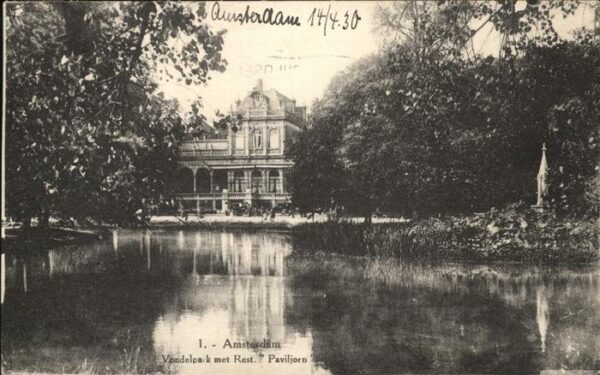 Amsterdam Niederlande Vondelpark Pavillon