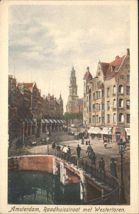 Amsterdam Niederlande Raadhuisstraat Westertoren