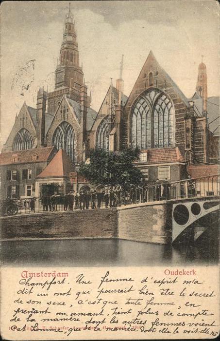 Amsterdam Niederlande Oudekerk