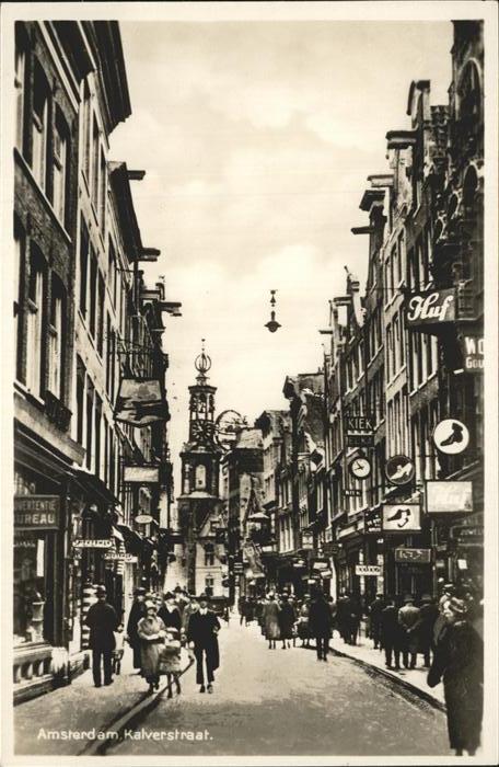 Amsterdam Niederlande Kalverstraat