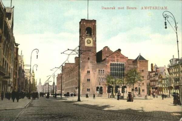 Amsterdam Niederlande Damrak Beurs