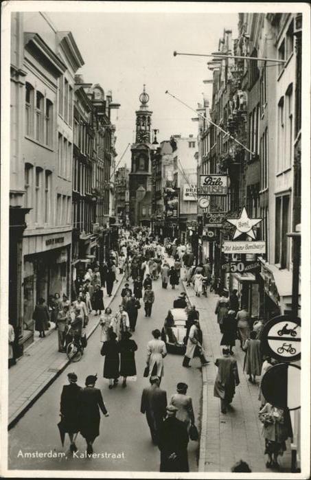 Amsterdam Niederlande Kalverstraat