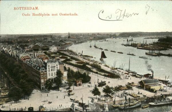 Rotterdam Hoofdplein Oosterkade Schiff
