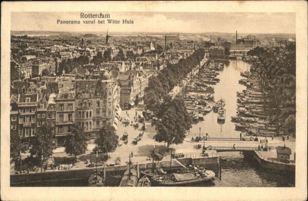 Rotterdam Witte Huis Schiff Brücke