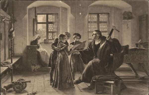 Musikanten Hausmusik Katze Heinrich Stelzner