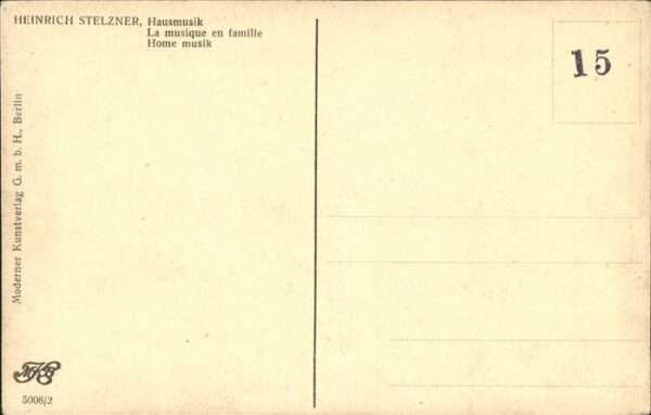 Musikanten Hausmusik Katze Heinrich Stelzner – Bild 2
