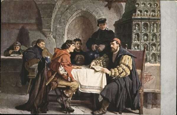 Kunst Wartburg Reformationszimmer Luzher mit