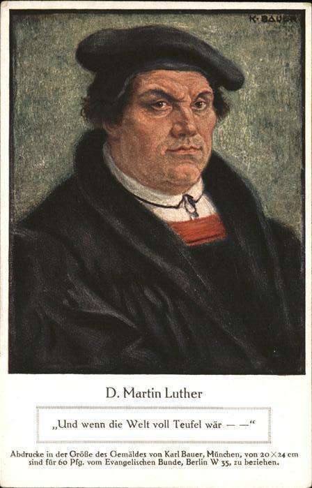 Luther Martin Und wenn die Welt voll Teufel wär
