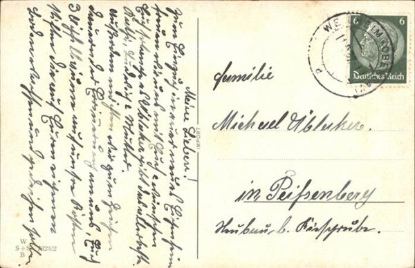 Kuenstlerkarte John Wills Kind Streichen – Bild 2