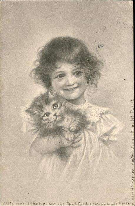 Katzen Mädchen