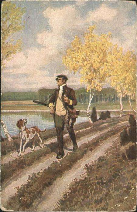 Jagd Hund Künstler Paul Sep Nr 13