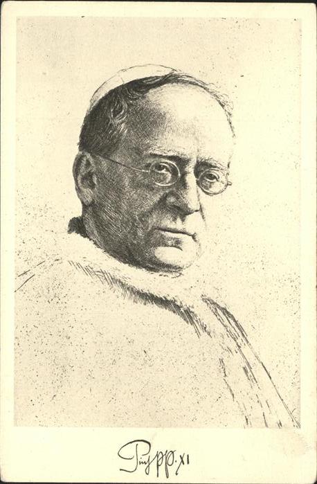 Kuenstlerkarte Hans Kohl Papst