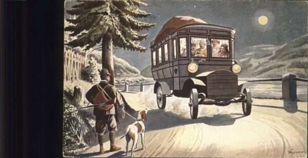 Autobus Omnibus Hund Jäger