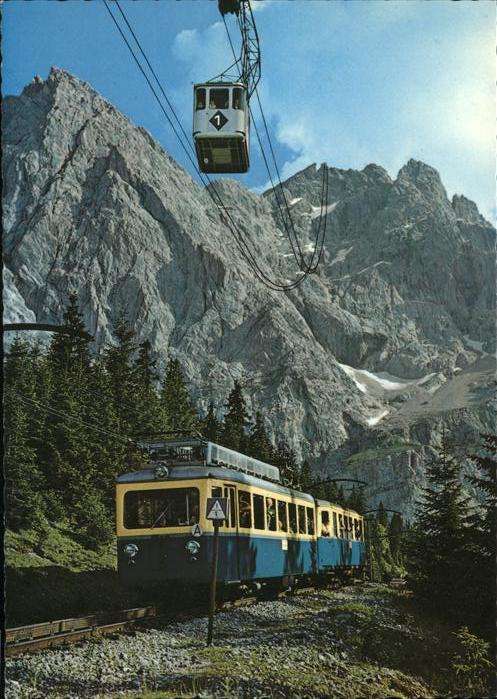 Bergbahn Zugspitz Grosskabinenbahn Zahnradbahn