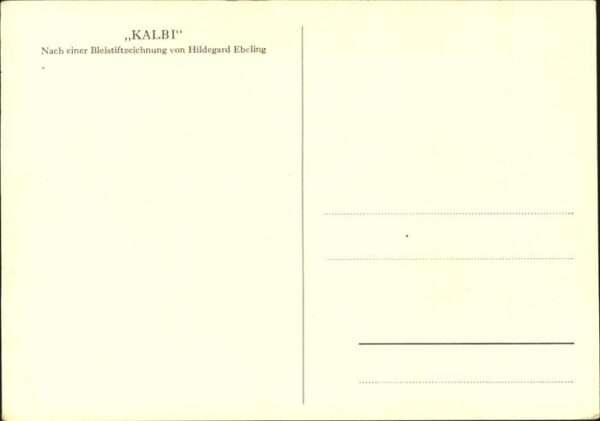 Kuenstlerkarte Hildegard Ebeling Kalbi – Bild 2