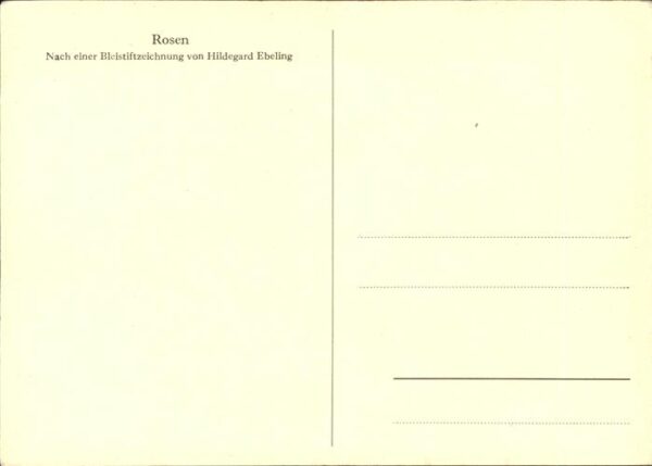 Kuenstlerkarte Hildegard Ebeling Rosen – Bild 2