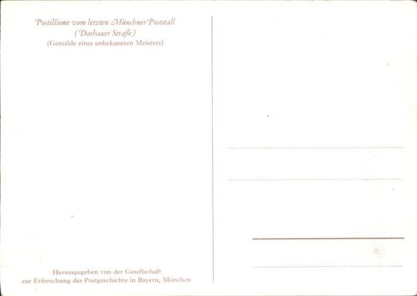 Post Postillione vom letzten Münchner Postst – Bild 2
