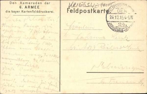 Kriegsweihnacht Feldweihnacht – Bild 2