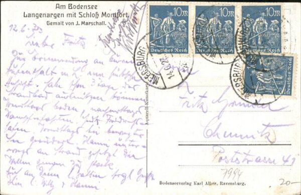 Marschall Vinzenz Künstler Marschall Schloss Montfort – Bild 2