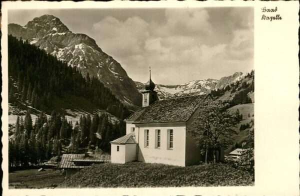 Baad Mittelberg Kleinwalsertal Kapelle