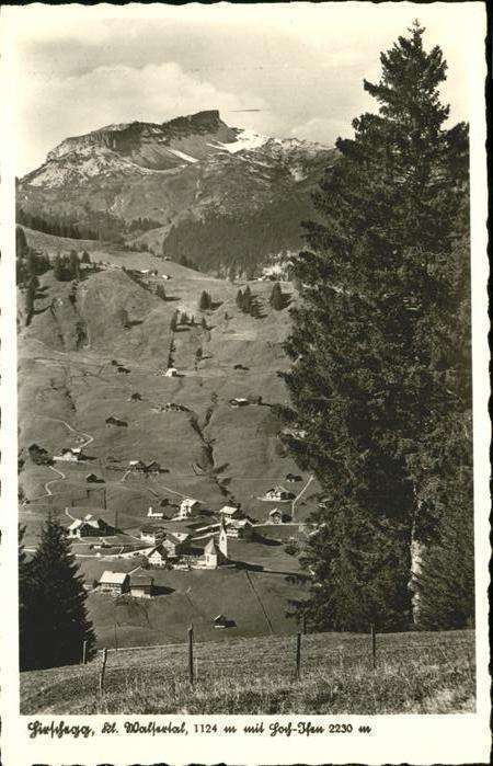 Hirschegg Kleinwalsertal Vorarlberg Panorama