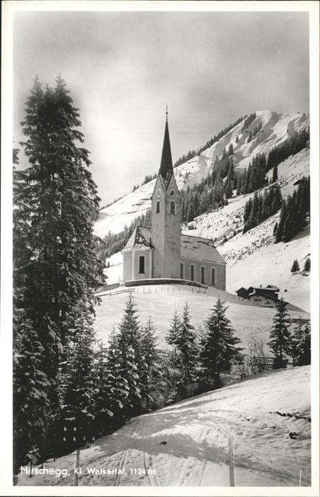 Hirschegg Kleinwalsertal Vorarlberg Kapelle