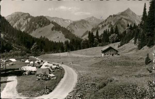 Baad Mittelberg Kleinwalsertal Camping Vorderboden
